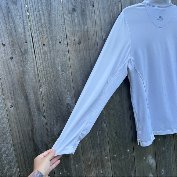Peter millar pine needles Quarter-Zip golf jacket size XL in woman’s fall cozy - Picture 12 of 15